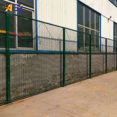 frontier defence secure guard-358 jail fencing,2.4 meters width power station 358 fence,finger-proof security prison fence