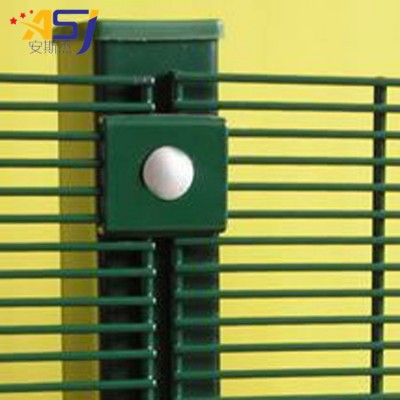 Powder painted high security fence welded wire mesh