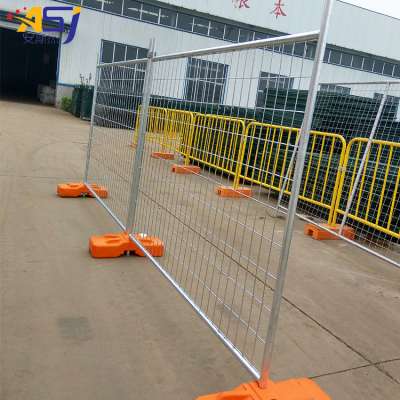 Hot dipped galvanized 2.1 x 2.4 m Australia welded temporary fence