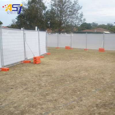 Portable security temporary fence horse fence post