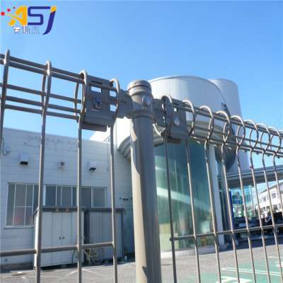 Hot dipped galvanized double circle wire mesh fence