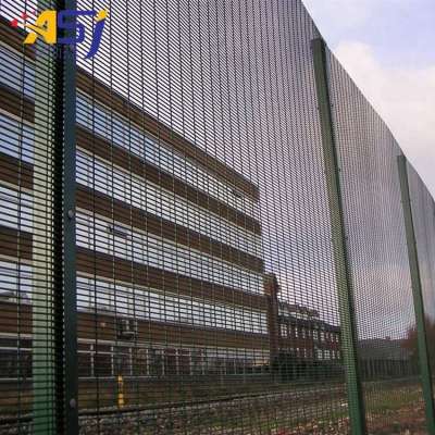South Africa anti climb galvanized steel wire prison mesh 358 security fence