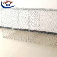 Galfan coated gabion box / zinc coated hexagonal gabion basket